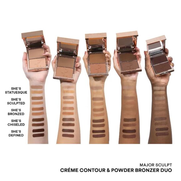 BNIB ✅ Patrick TA SHE'S BRONZED (WARM MEDIUM) Contour & Powder Bronzer Duo